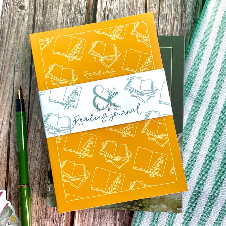 And Hope Designs - Cards, Stickers & Stationery - Wholesale Journal/Diary - Reading Journal, A5 Book Tracker, Literary Planner, Gift1