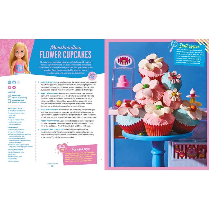 Simon & Schuster - Wholesale Cookbooks & Food - Barbie: Cooking with Besties: 35+ Recipes Kids Can Make! by Mattel5