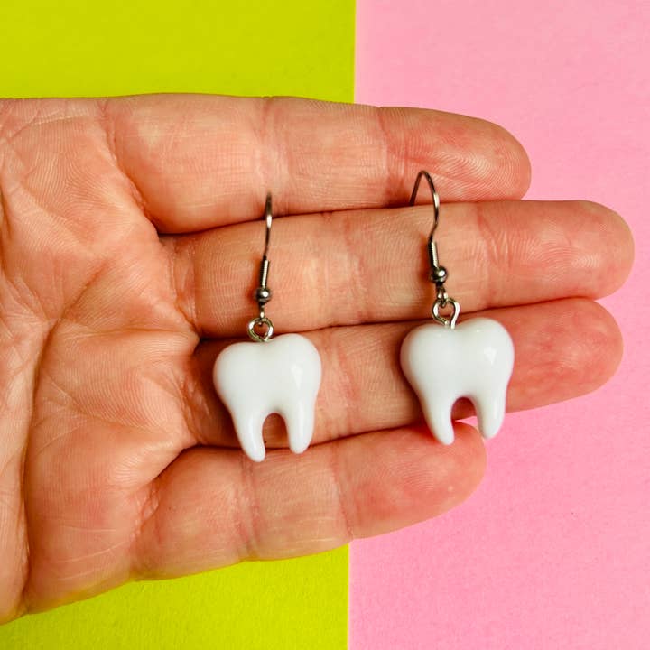 Alien Bratz - Wholesale Dangle Earrings - Teeth Earrings Halloween Earrings Weird Earrings