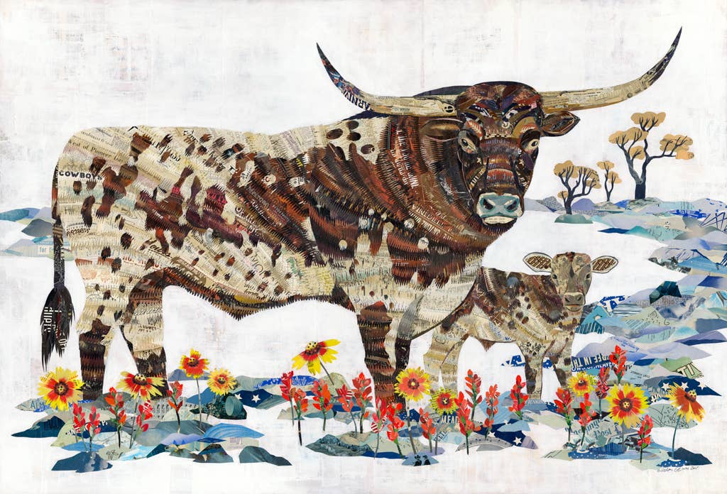 Dolan Geiman - Wholesale Art Print - Art Print | Texas Longhorn Wall Art | LINEAGE1