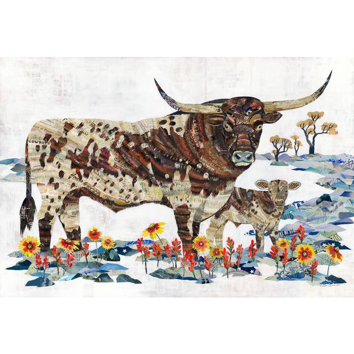 Dolan Geiman - Wholesale Art Print - Art Print | Texas Longhorn Wall Art | LINEAGE1