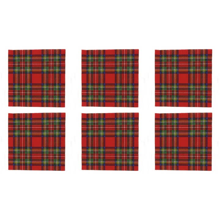 Dublin Gift Company - Wholesale Disposable Napkin - Scottish Royal Stewart Tartan Napkins7