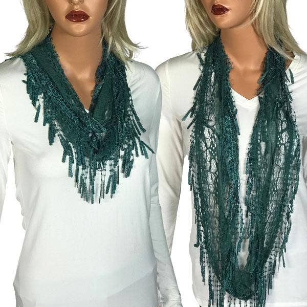 The Magic Scarf Company – Engroshandel Tørklæde - Dame – 7777 - Victorian Lace Infinity tørklæder32