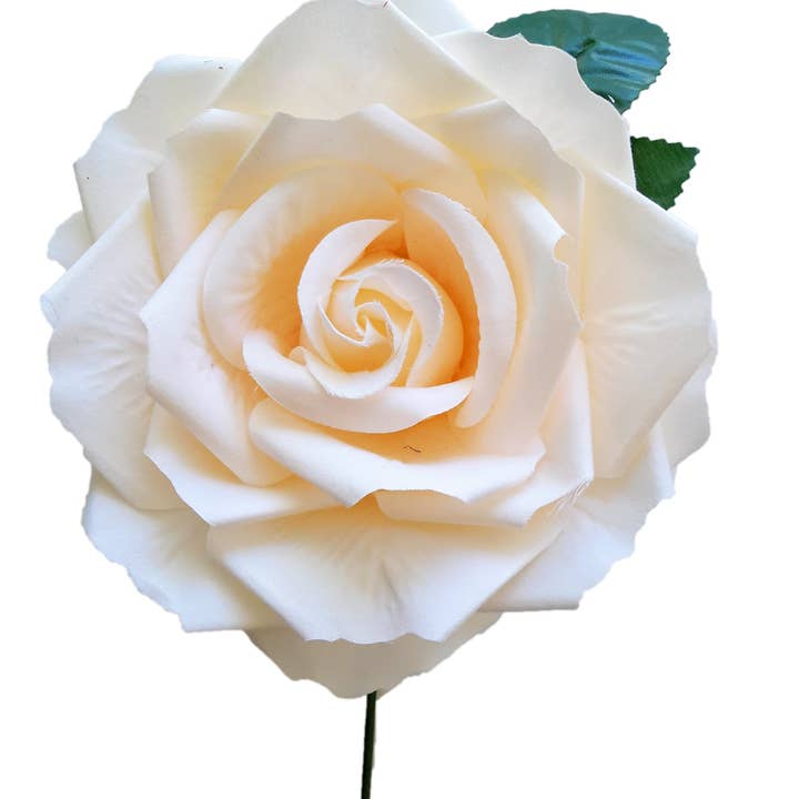 Flamenco Flower Big Hair Ø19cm · Ivory for wholesale by BRANDELIA