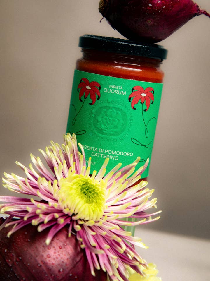 SALSA DE TOMATE DATTERINO ECOLÓGICA para venta al por mayor de CAPOBIANCO ORGANIC FARM