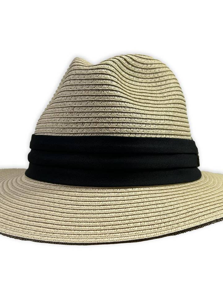 Båstad Fedora Hatt i Pappersfläta för wholesale av Börjesson Handskar