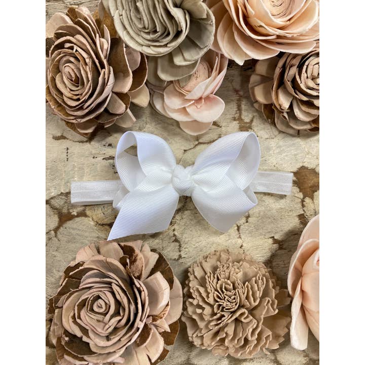 The Hair Bow Company - Wholesale Hair Bow - Kids - Essential Grosgrain Hair Bow - Headband - 4"