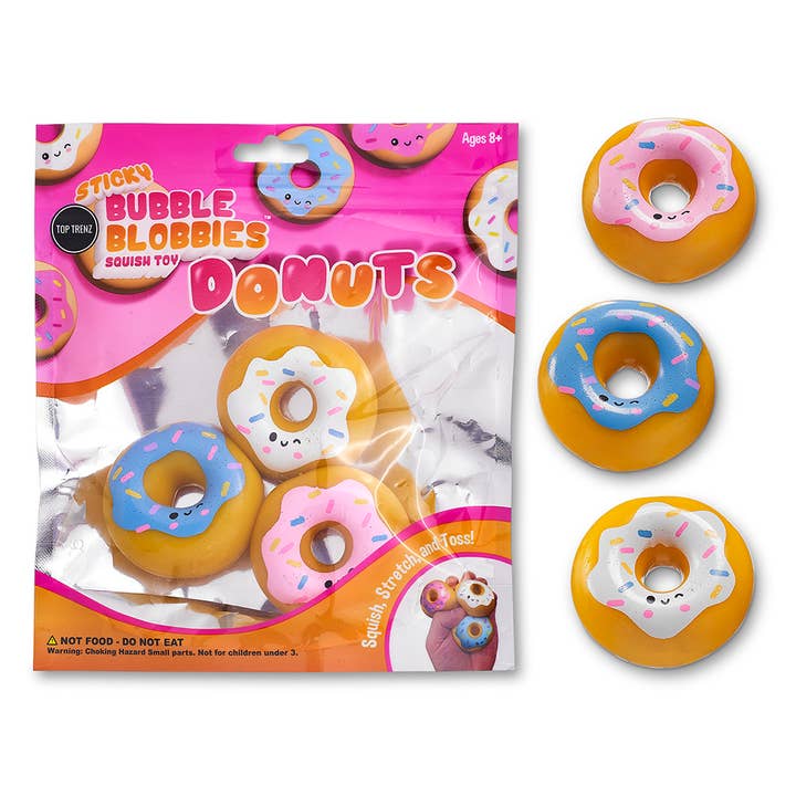 Sticky Bubble Blobbies - Donuts for wholesale by Top Trenz Inc