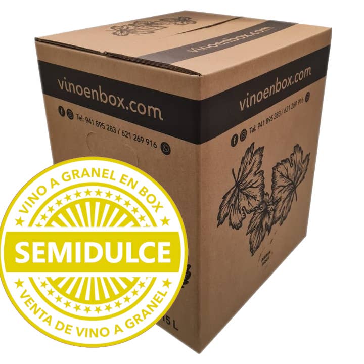 Vinoenbox-com - Vendita all'ingrosso Vino/Birra/Liquori analcolici - Vino bianco SEMIDOLCE in Bag in box - 5 litri