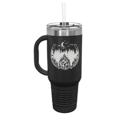 Sugar City Maker – wholesale Insulated mug/tumbler – Outdoor Campfire 40oz Travel Mug