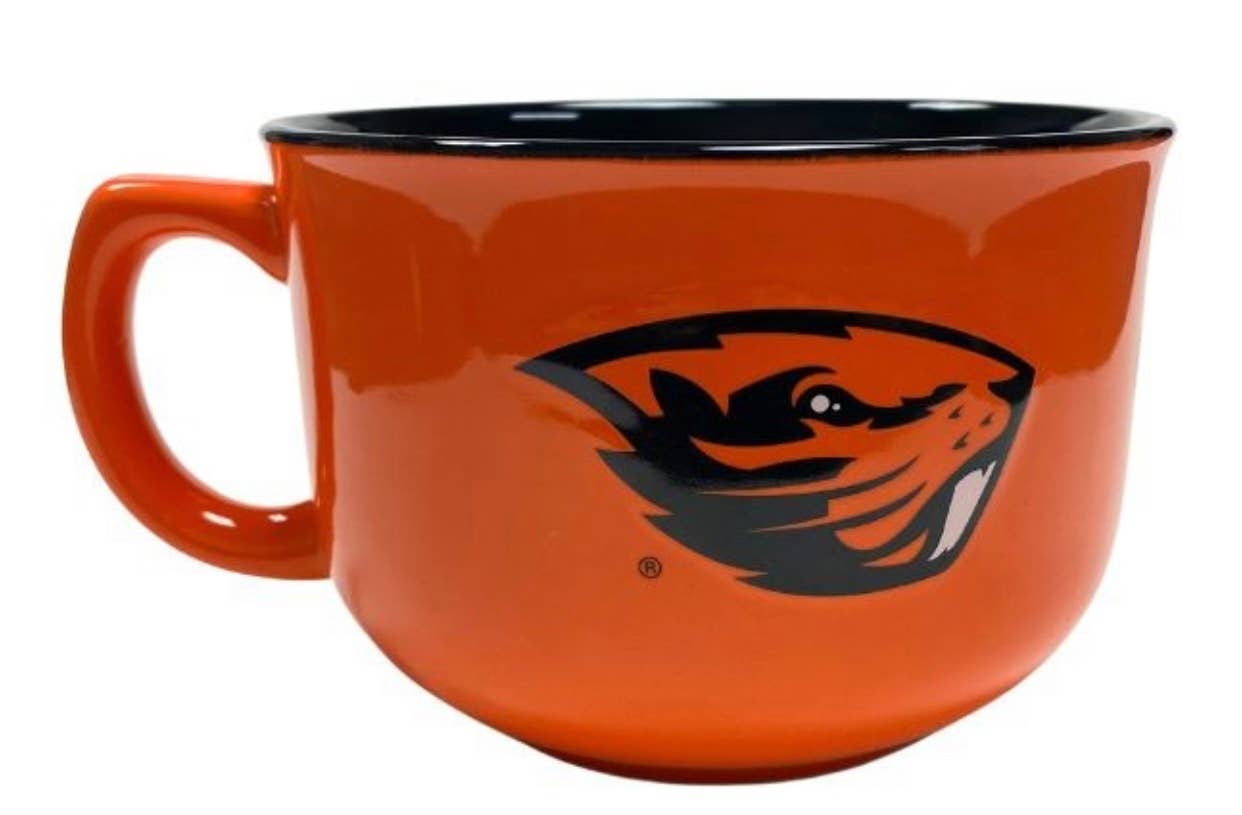 St. Louis Wholesale LLC - Wholesale Coffee Mug - Home Style 32oz Ceramic Bowl Mug- Oregon State Beavers0