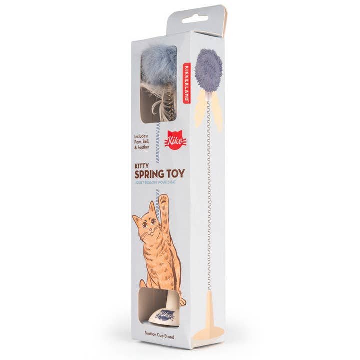 Kikkerland Design Inc - Wholesale Pet Toy - Cat - Kitty Spring Toy