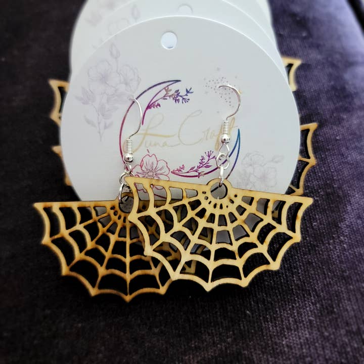 Pendientes | Webs «Buzz Kill» para venta al por mayor de Luna Craft