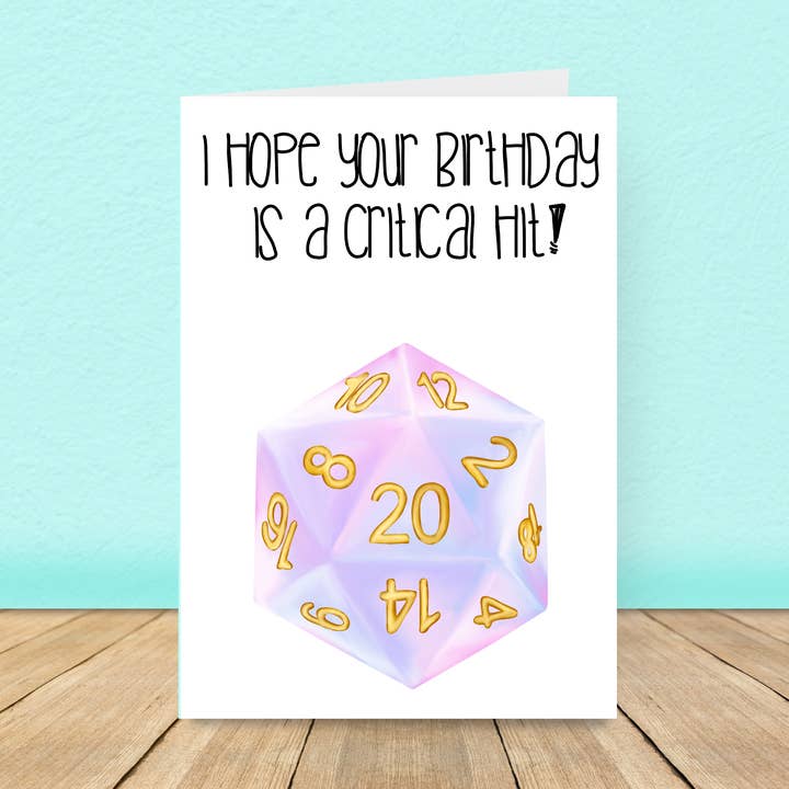 Carte de Coup Critique pour la vente par Peach and Mimi