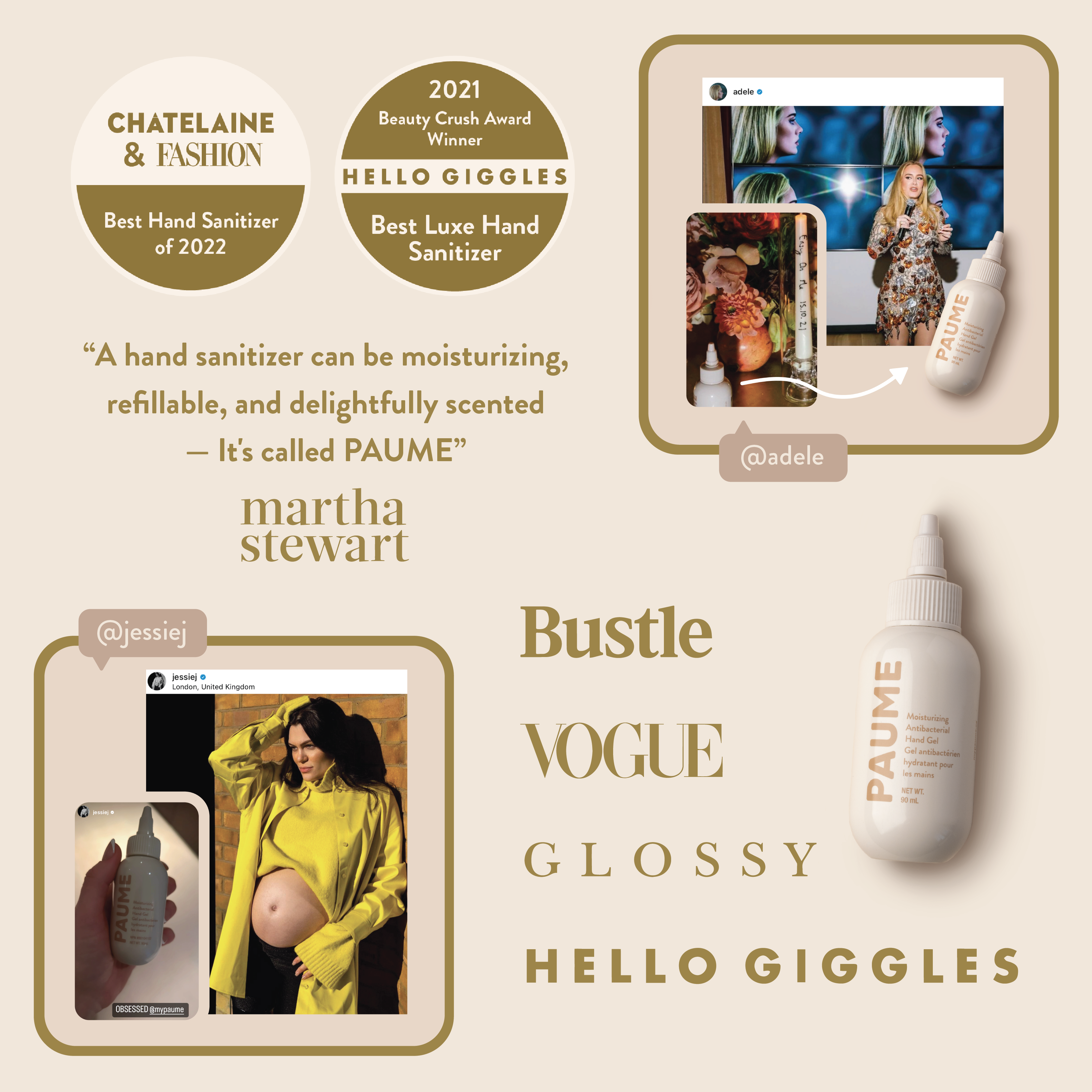 PAUME - Wholesale Hand Sanitizer - Sanitizer Refill Bag | Moisturizing Antibacterial Hand Gel6