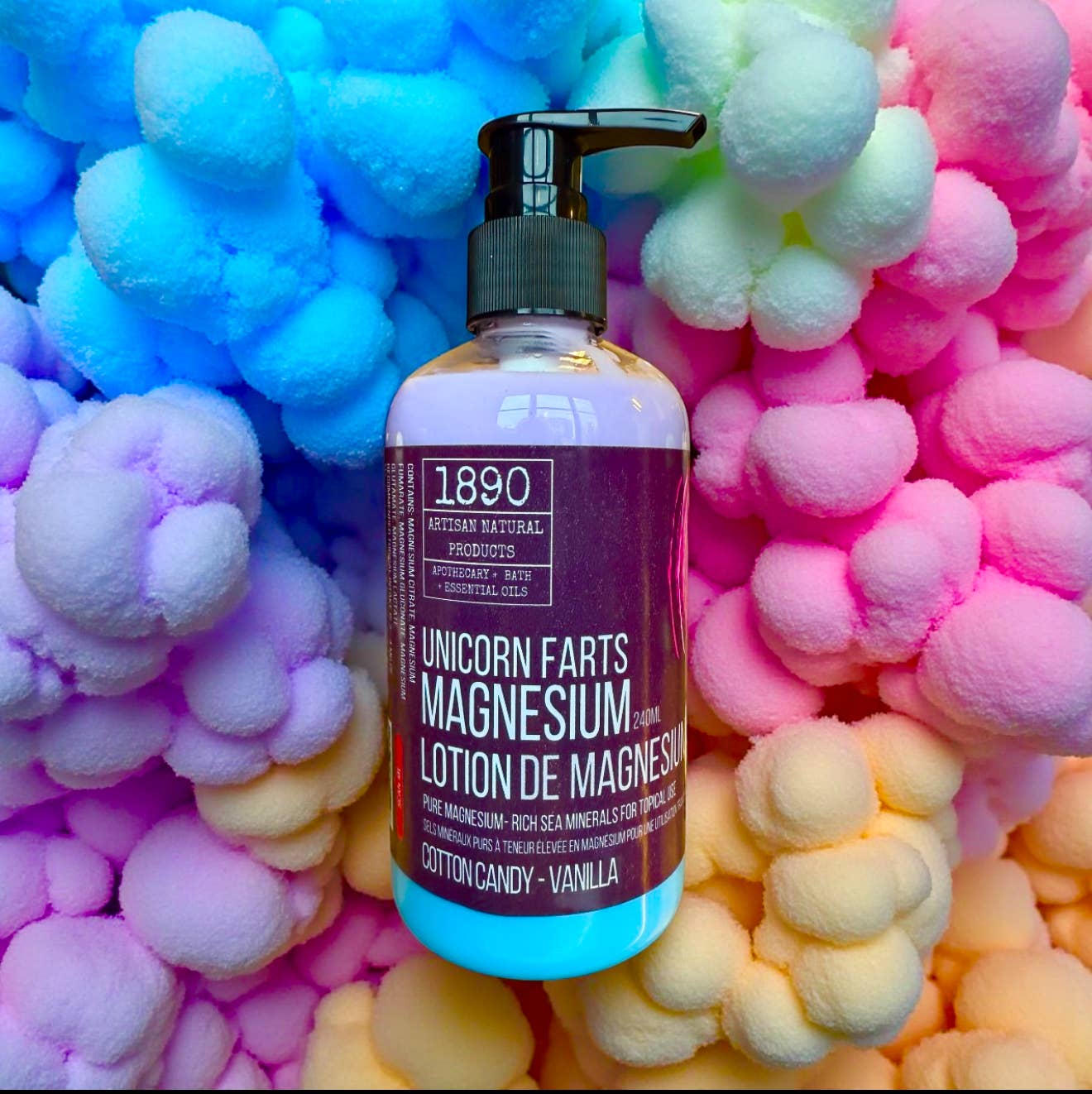 1890 Natural Bath Co - Wholesale Body Cream/Lotion - Unicorn Farts "Magnesium Lotion"