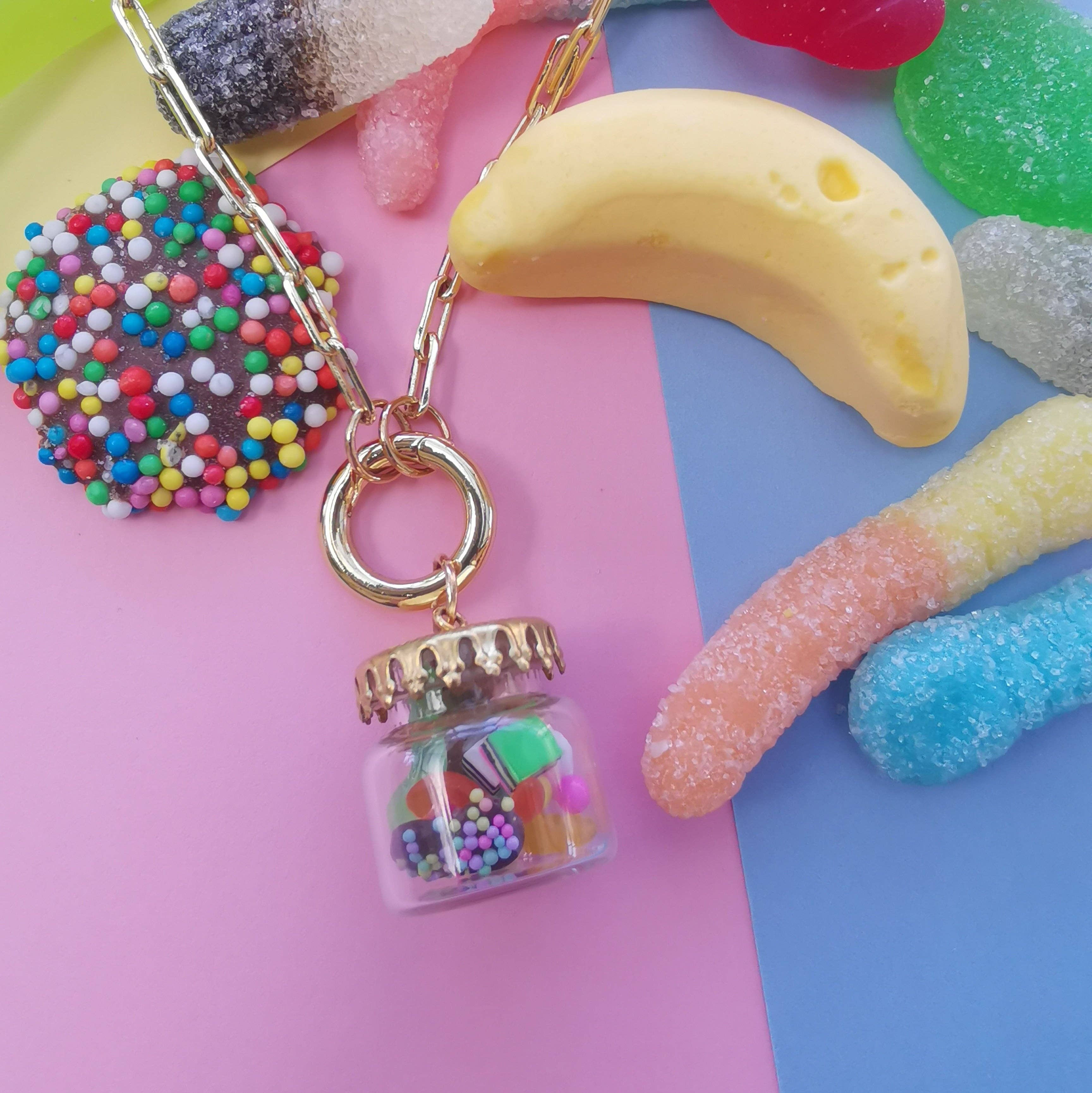 Saturday Lollipop - Wholesale Kids necklace – Kids - Lolly Jar Necklace0