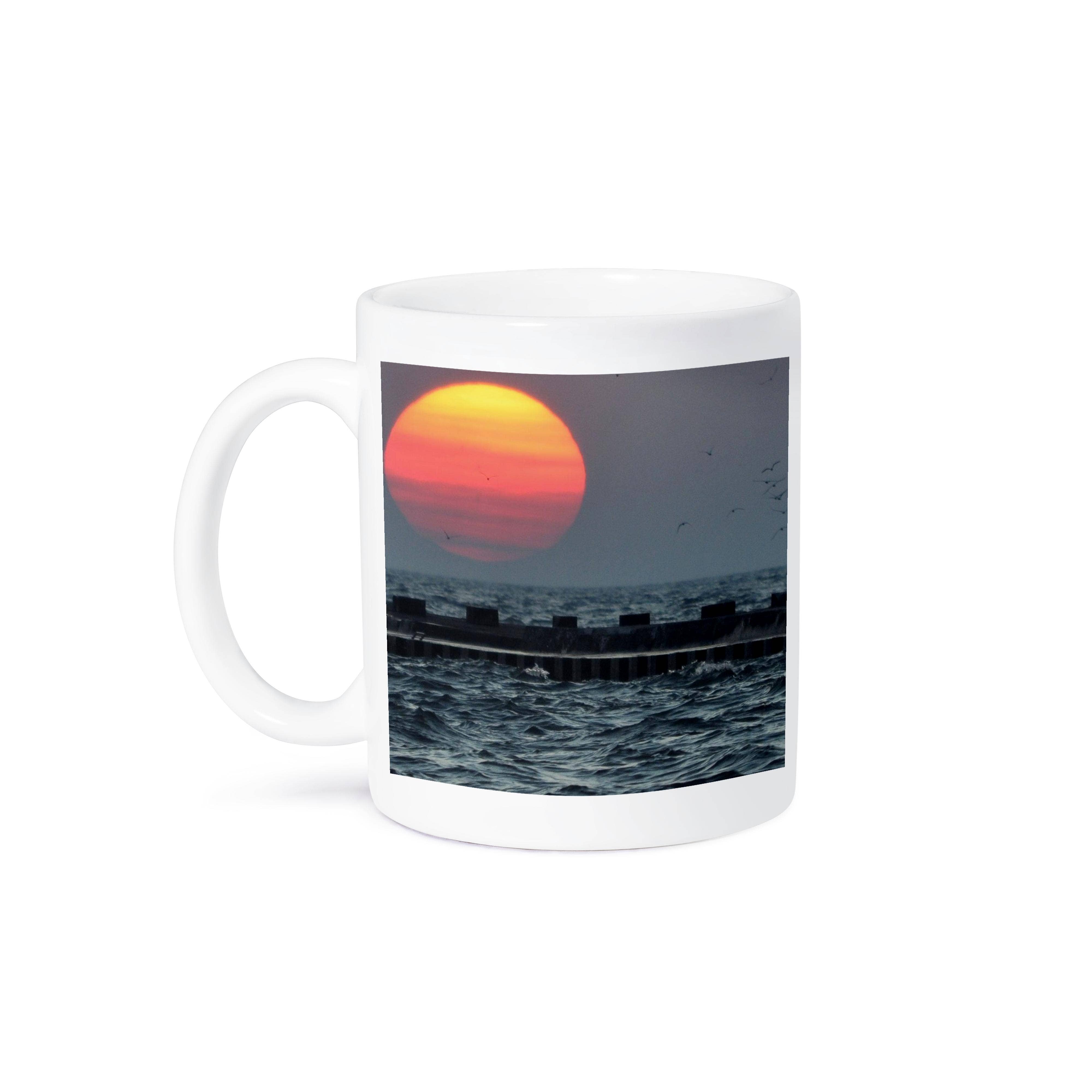 3dRose – wholesale Coffee mug – 3dRose, Beautiful sunset over Lake Michigan in Grand Haven, Mug8