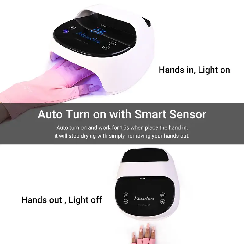 MELODYSUSIE - Wholesale Nailcare Set - EOS 5 Rechargeable LED/UV Nail Lamp4