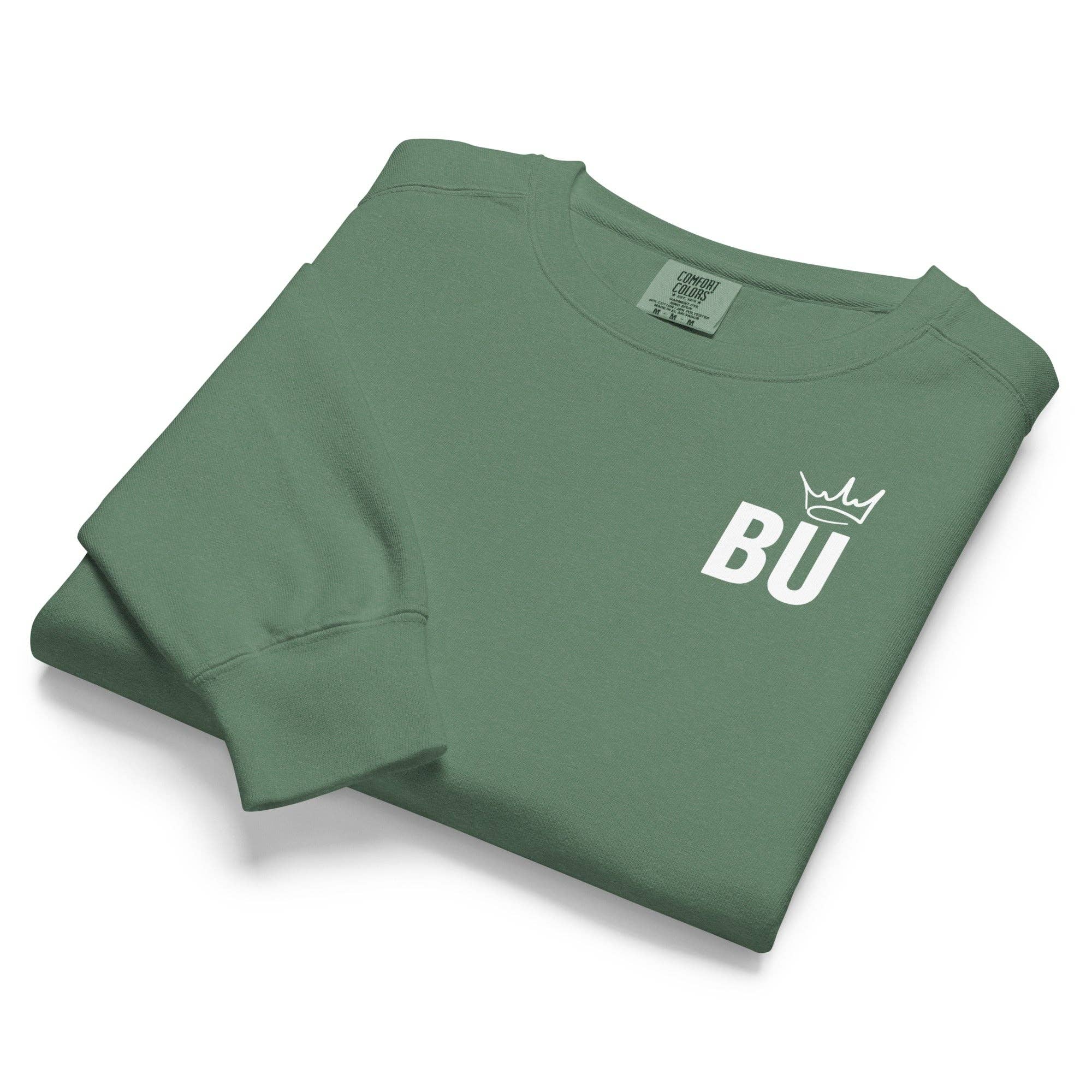 Jolly & Goode - Wholesale Graphic Sweatshirt - Unisex - British Unicorn | BU Crown | Garment-dyed Sweatshirt4