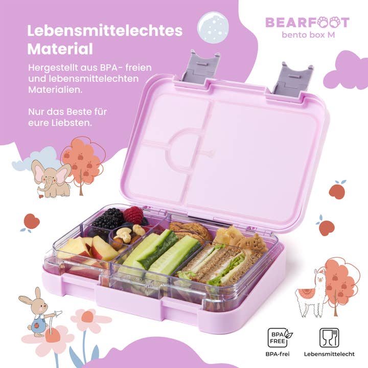 BEARFOOT - Vendita all'ingrosso Cestino/borsa pranzo - Bambini - Portapranzo per bambini con scomparti, portapranzo, portapranzo - unicorno2