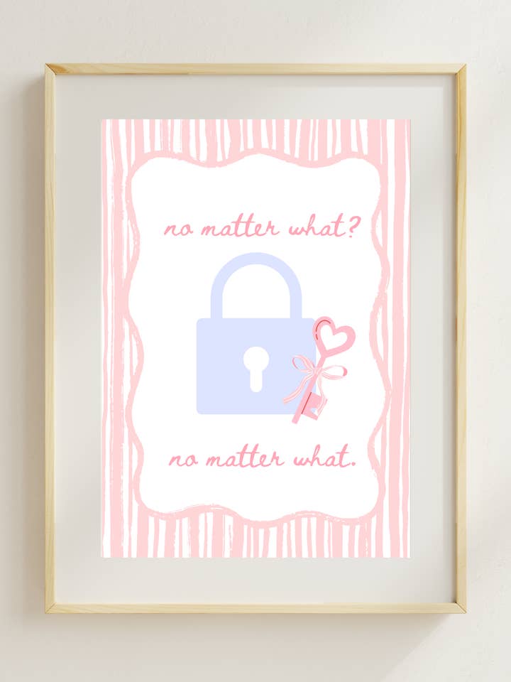 Ongeacht Wat Kunstdruk | Tommen College Poster voor wholesale door Fleurs on Sunday