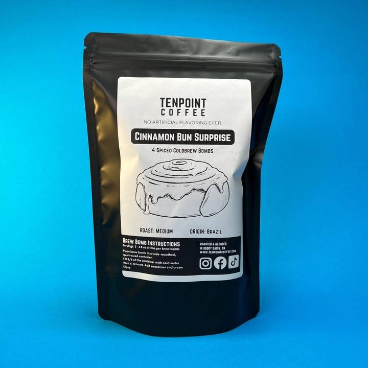 Cold Brew Bomben 4er-Pack | Zimt- für den Großhandel von Tenpoint Coffee