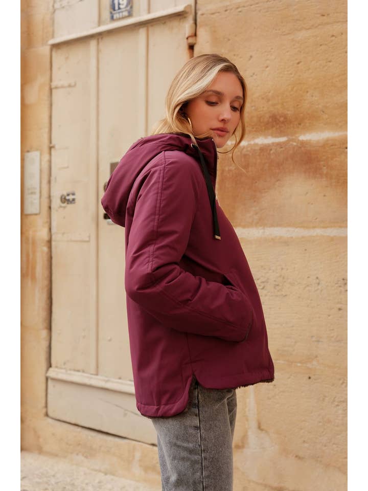 Attrait Paris - Wholesale Parka - Women's - Short hooded parka, reversible fur4