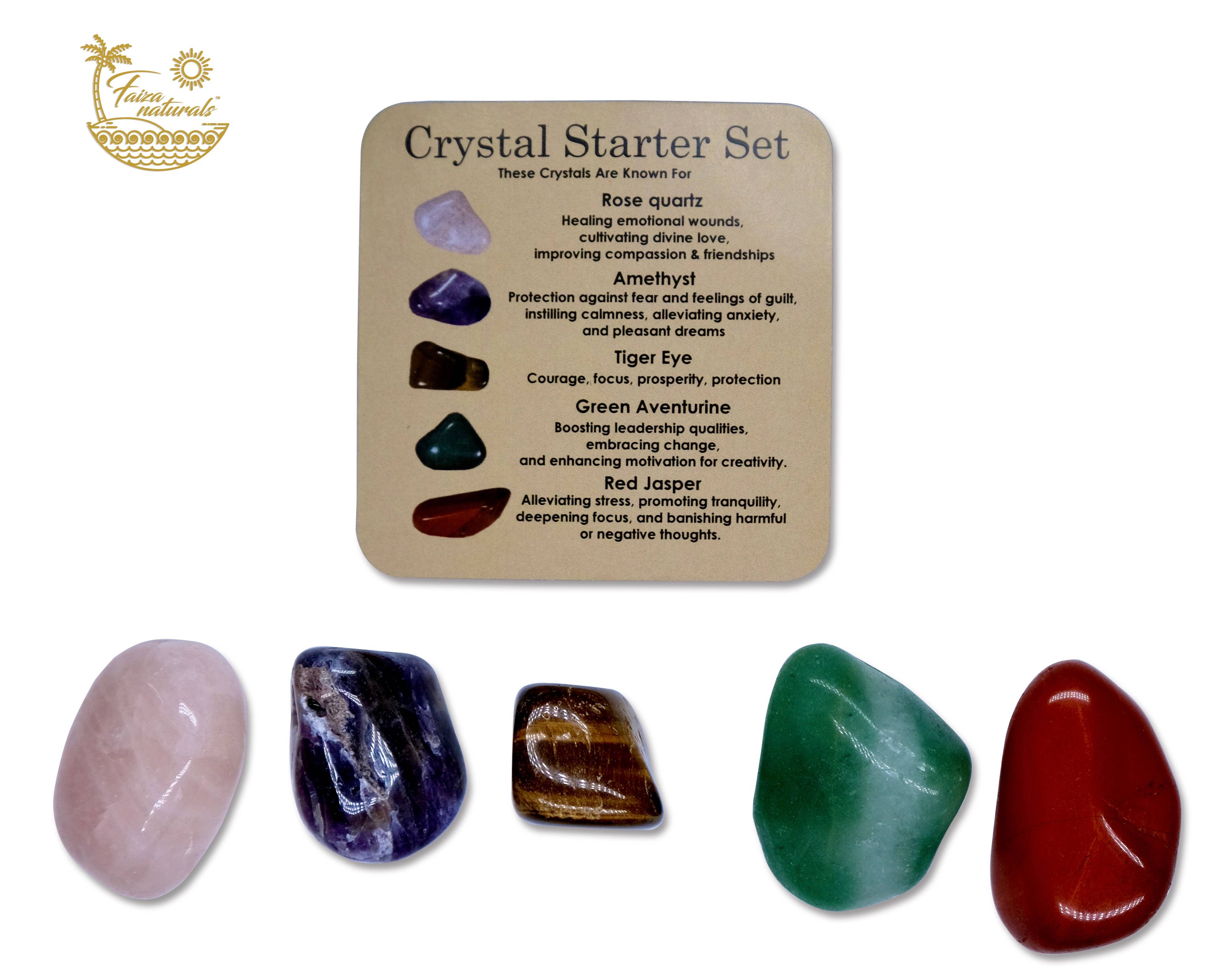 Faiza Naturals - Wholesale Spiritual Stone/Crystal - Crystals Starter Set2