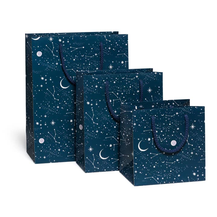 Red Cap Cards - Wholesale Gift Bag - Moon and Stars gift bags