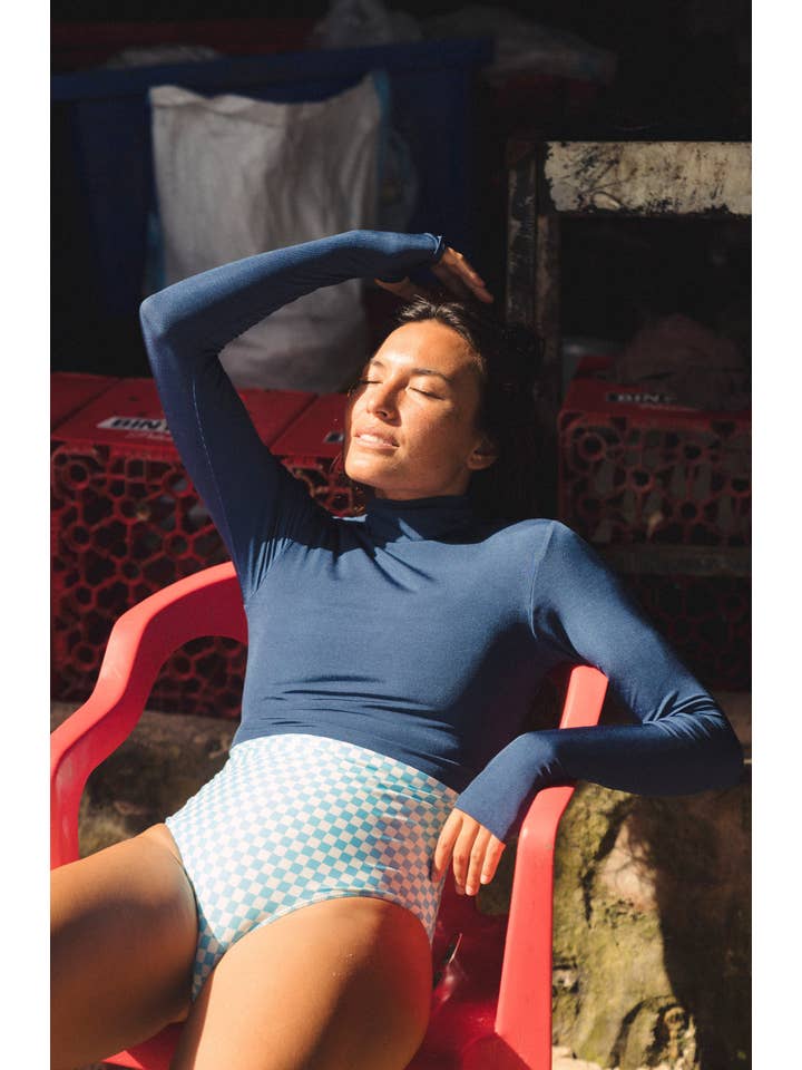 Sumatra Surf Suit River Blue/Joker Print for wholesale on Faire9