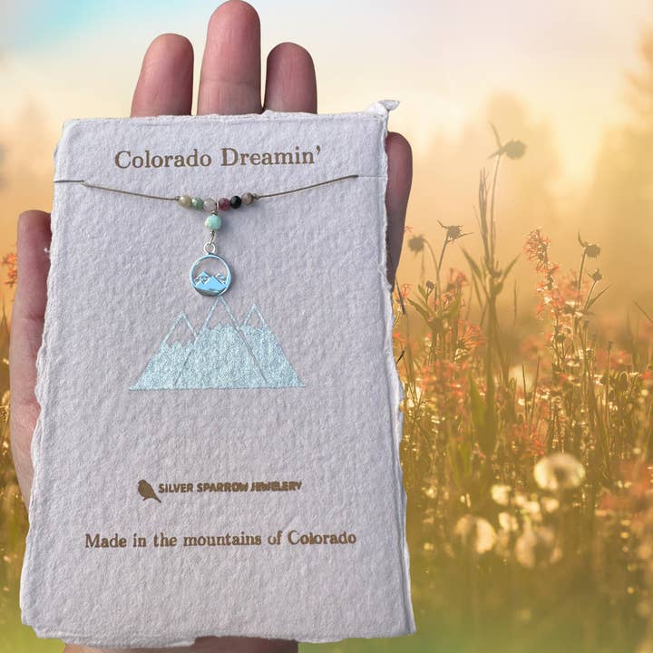 Silver Sparrow Jewelry - Wholesale Pendant/Charm Necklace - Colorado Dreamin Mountain Necklace