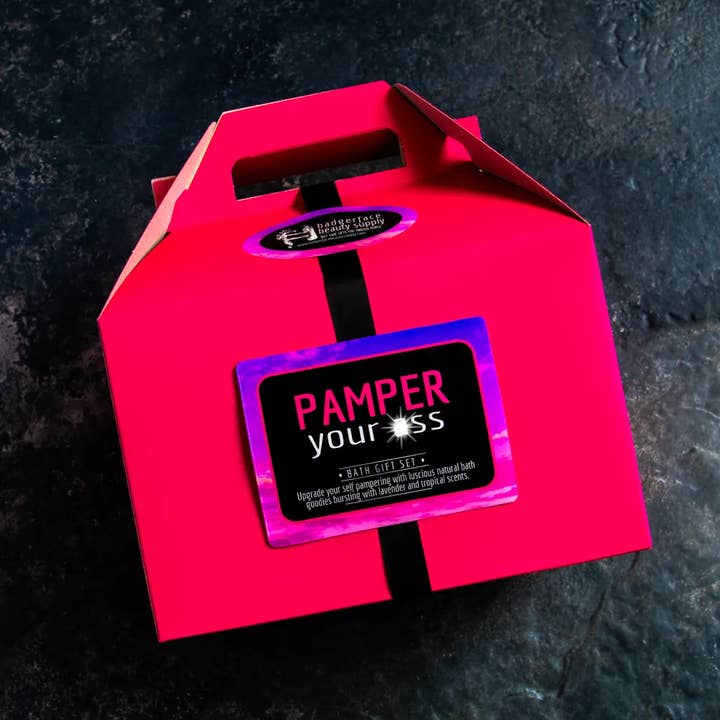 Pamper Me Kit. Relaxation Gift Set for Women. for wholesale by Badgerface Beauty Supply