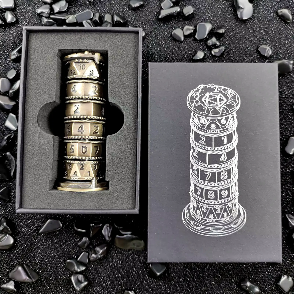 Tabletop Dominion Limited - Wholesale Dice - Barrel Dice Spinner | Gold1