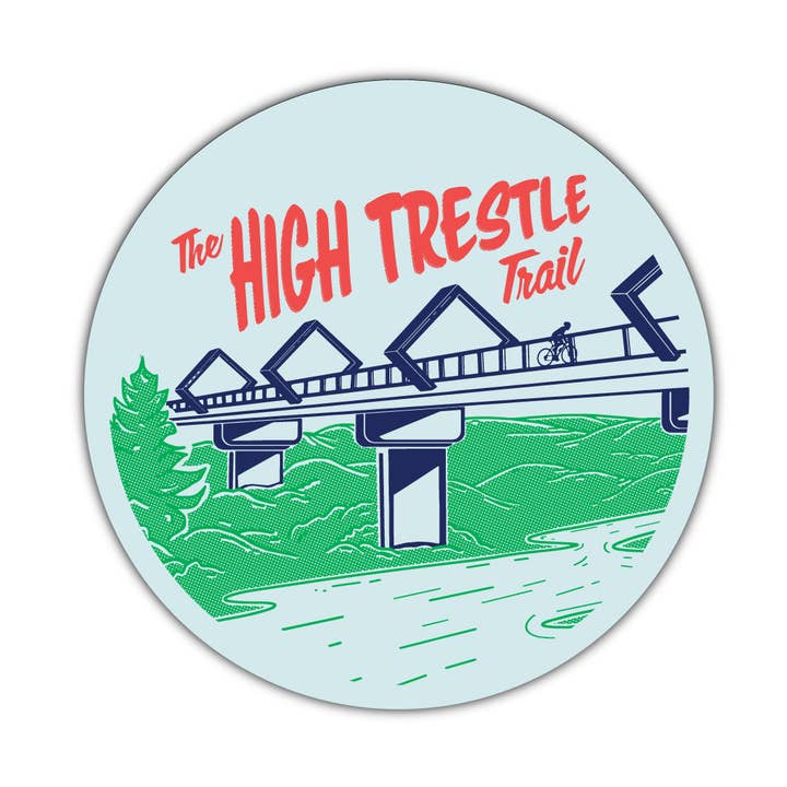 The High Trestle Trail Vintage for wholesale by Bozz Prints