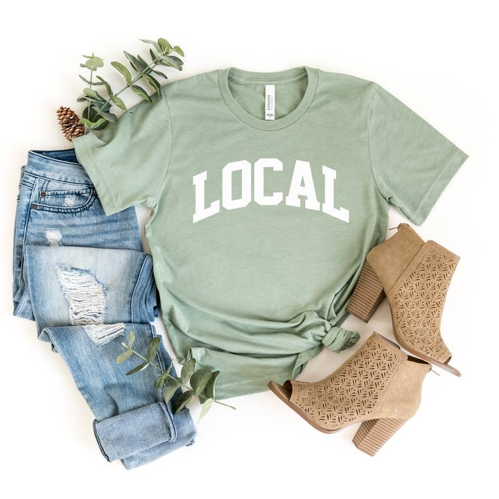 Amy Anne Apparel Inc - Venta al por mayor Camiseta serigrafiada - Mujer - Camisas turísticas de camiseta gráfica local