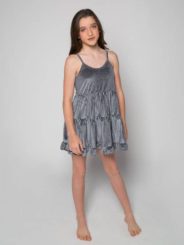 The G Youth Dress, Grey for wholesale by Sugar And Bruno