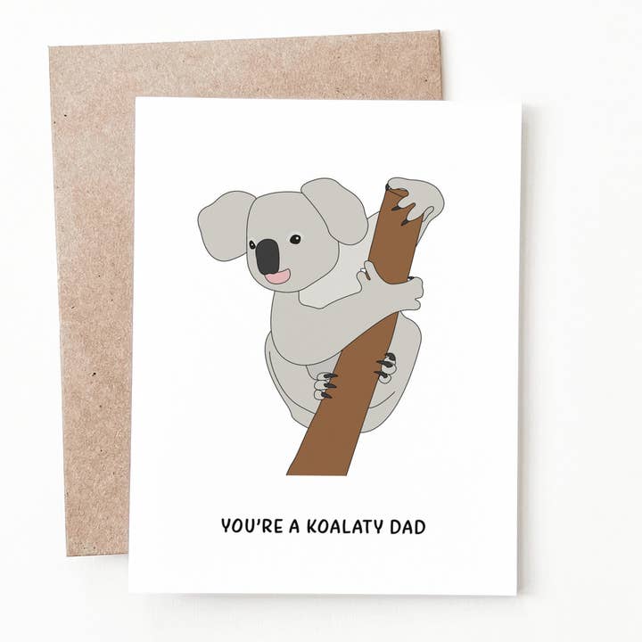 Koala Vatertagskarte für den Großhandel von Nine Two Design