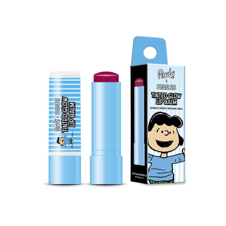 Rude Cosmetics - Wholesale Lip Balm - Peanuts Tinted Glow Lip Balm