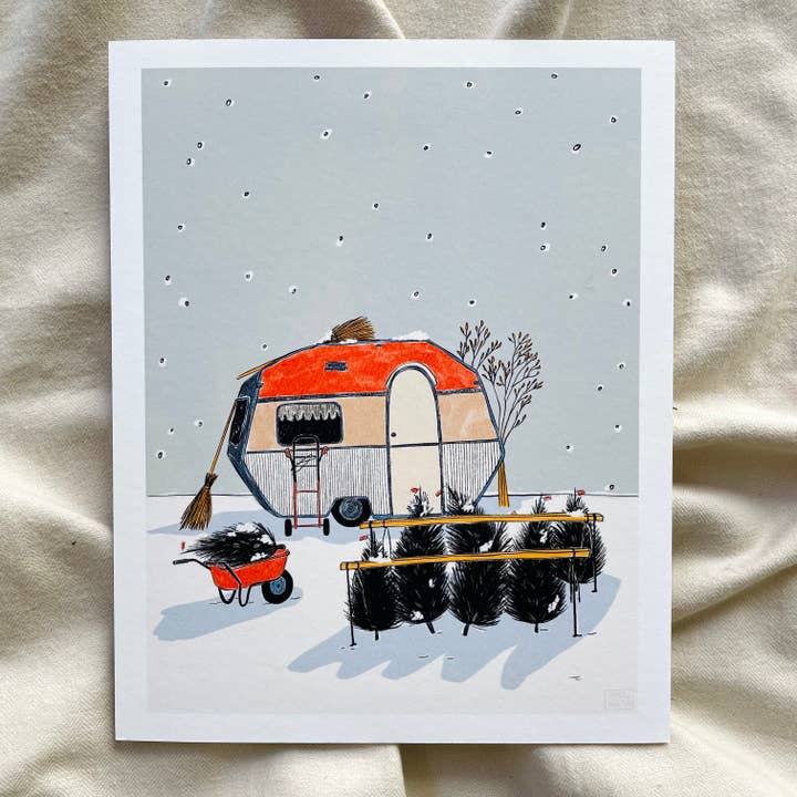 Impression artistique Winter Wonderland pour la vente par Tamara Martin