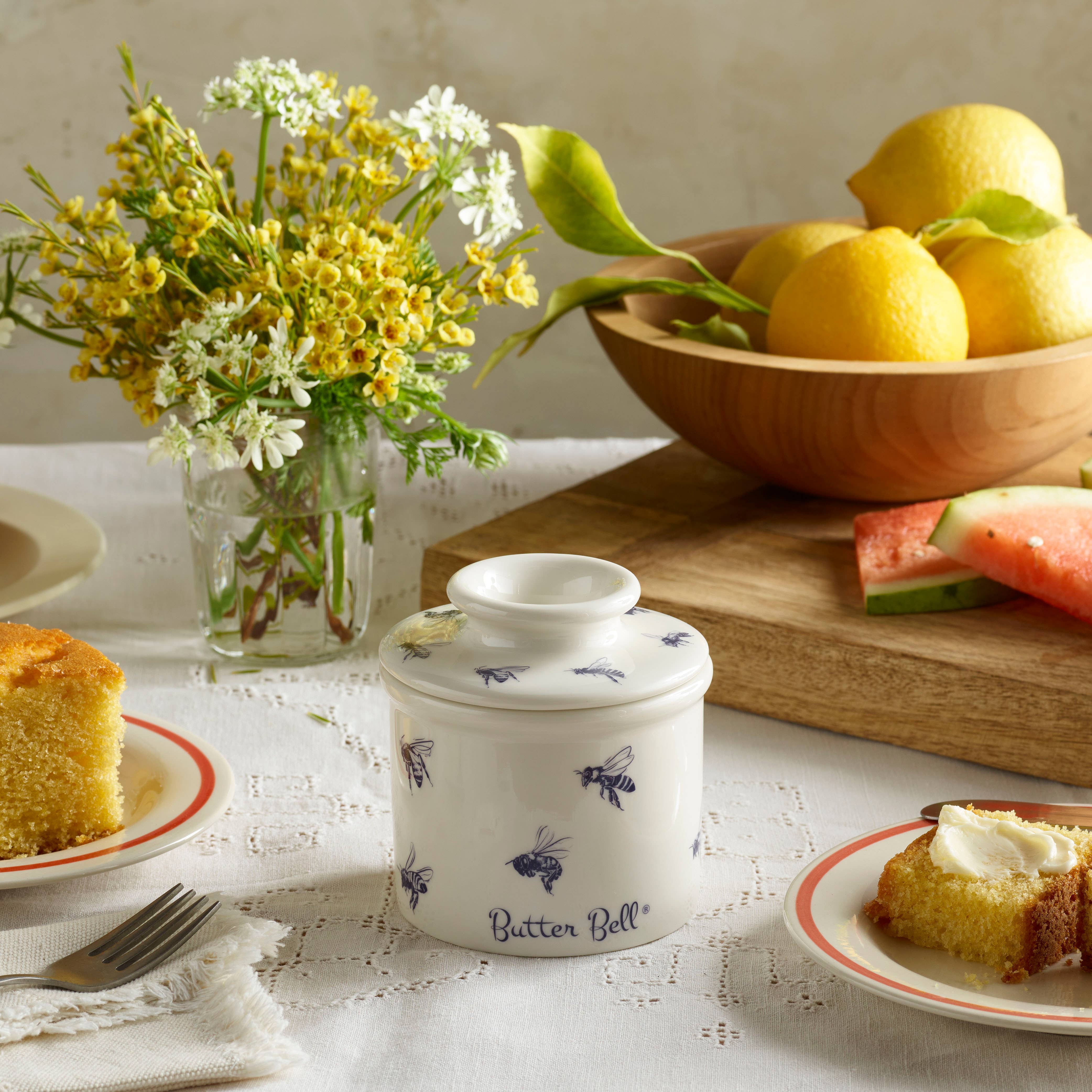 The Original Butter Bell® Crock - Wholesale Butter Dish - The Original Butter Bell® Crock - Farmhouse Honey Bee 1