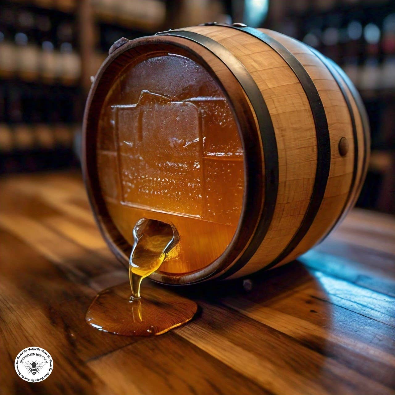 Uncommon Bees - Wholesale Honey - Bourbon Barrel Aged Honey1
