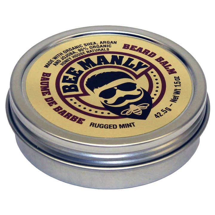 Honey House Naturals - Wholesale Beard Styling Product - Bee Manly Beard Balm - Individual - Organic11