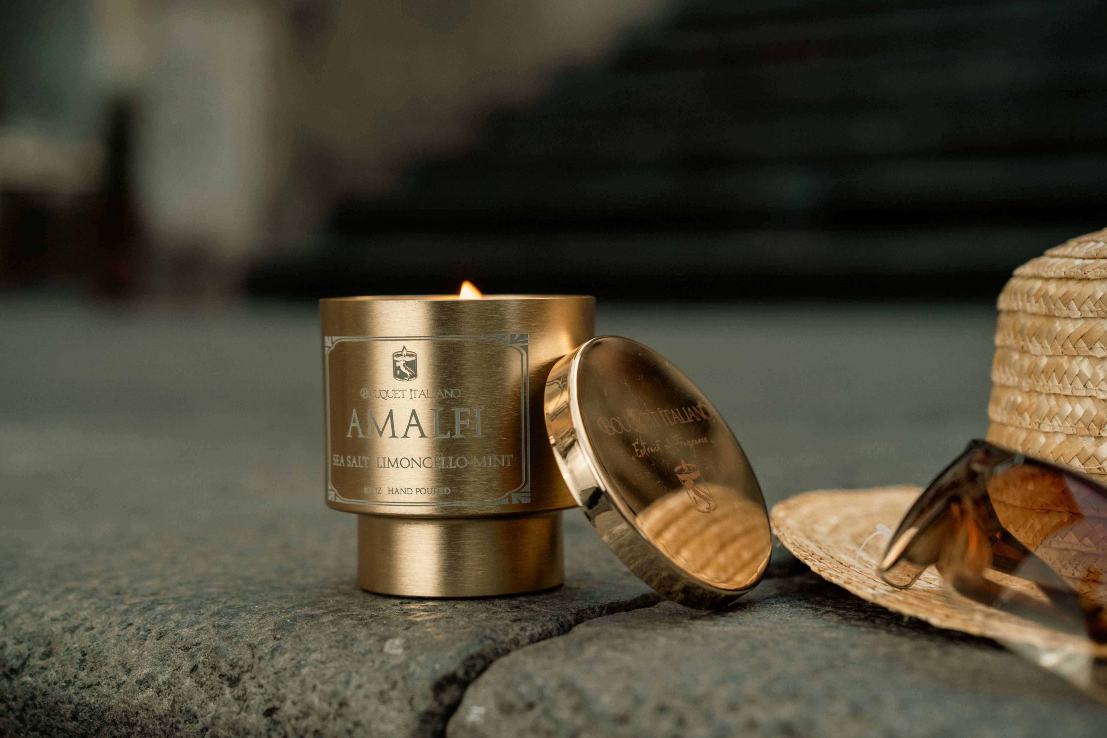 BouquetItaliano – wholesale Jar/filled candle – Amalfi Luxury Scented Candle – Italian Coastal Inspired34