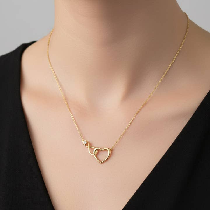 Cute Heart Necklace - Women's Affordable necklaces under 6 for wholesale by Sacred Sparkle Boutique Jewelry