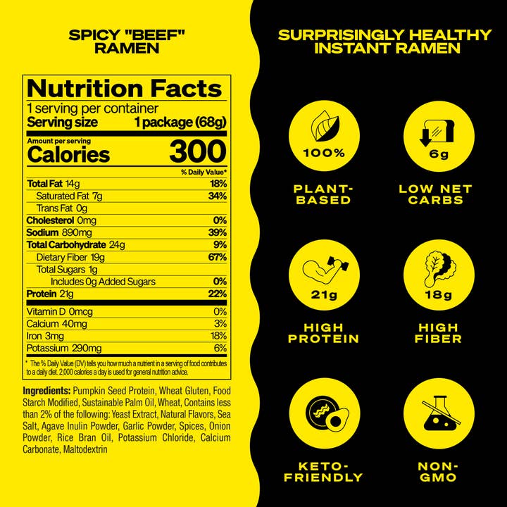 immi - Wholesale Ramen - Spicy "Beef" Ramen (High Protein)