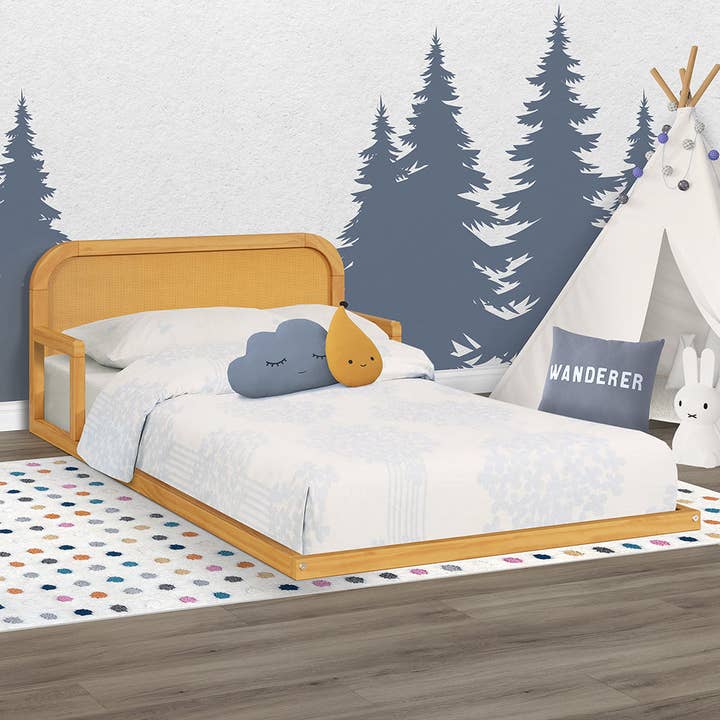 P'kolino - Wholesale Bed - Kids & Baby - P’kolino Curva Rattan Floor Bed