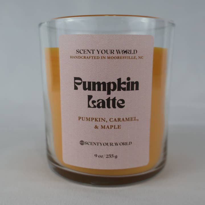 Bougie parfumée Pumpkin Latte pour la vente par Scent Your World