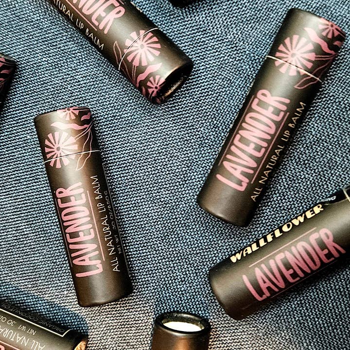 Natürlicher Lavendel-Lippenbalsam für den Großhandel von Natural Wallflower