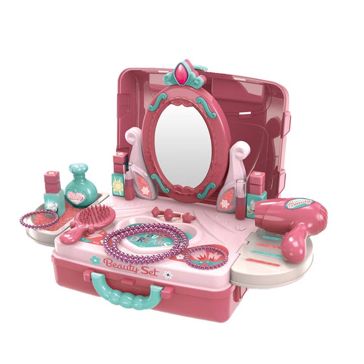 Streamline - Wholesale Toy Set - Kids - Beauty Vanity Playset in a Case, 22 pcs